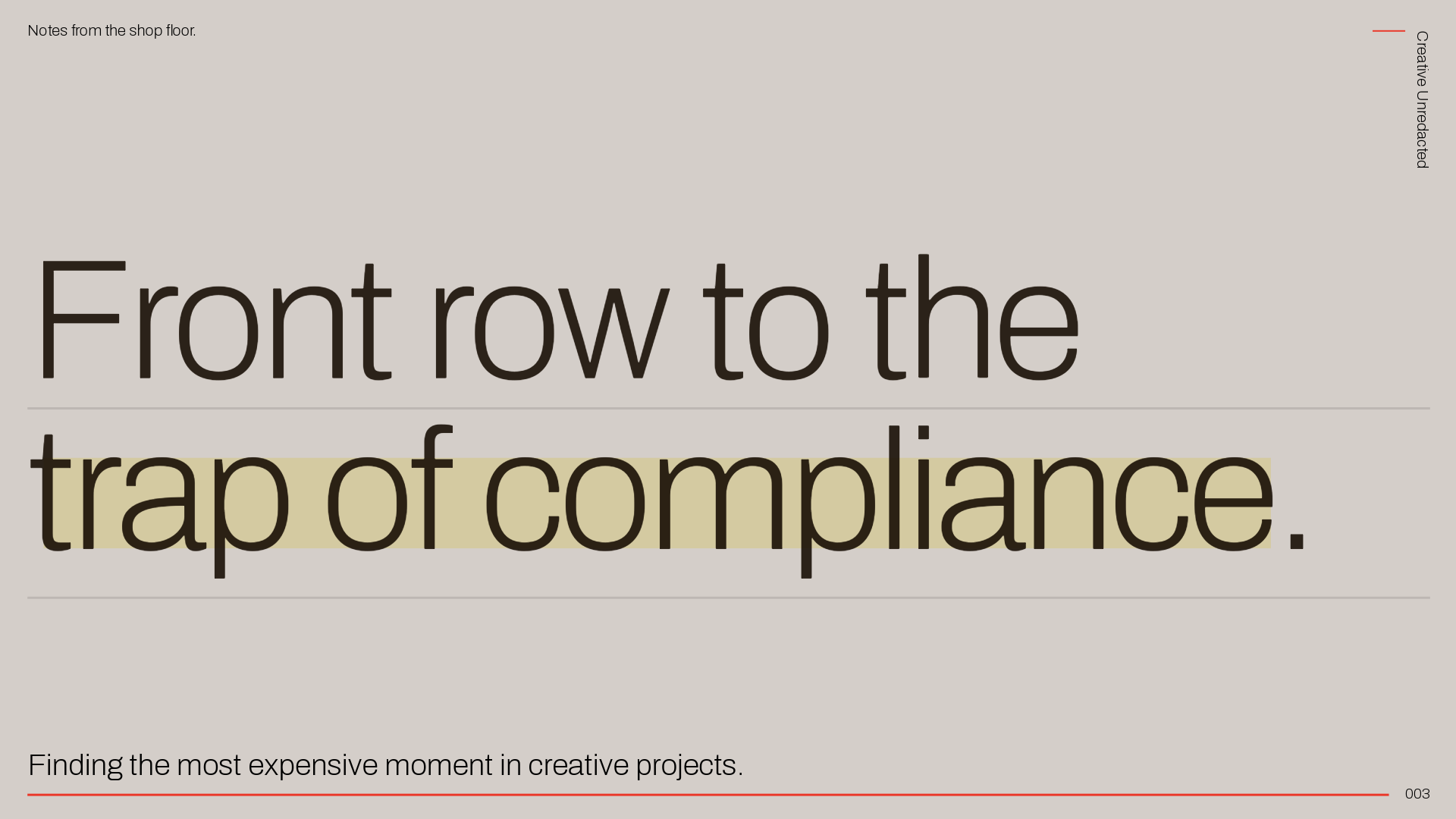 The cost of compliance over co-ownership